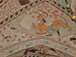 Wandmalerei in der Kirche von Floda (Katrineholm)