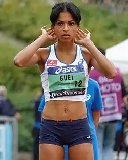 Floria Gueï – ausgeschieden als Vierte in 51,30&nbsp;s