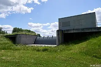 Bauwerk Nord des Polders