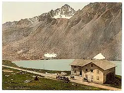 Flüela-Hospiz um 1900