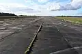 Beton-Start- und Landebahn, Blick Richtung NW zum Barther Bodden