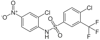 Strukturformel von Flusulfamid