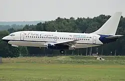 Boeing 737-200 der Med Airways noch in den Farben der Flying Carpet