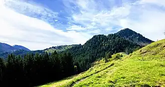 Fockenstein (rechts) mit Neuhütteneck (links)