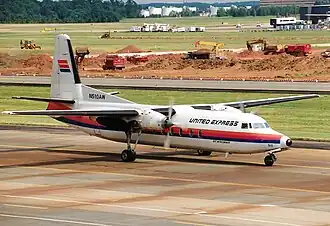 Fokker F-27-500 der Air Wisconsin
