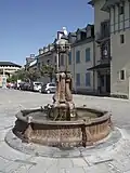 Dorfbrunnen in Saint-Savin