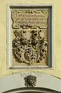 Hohenlohe-Wappen am Würzburger Tor