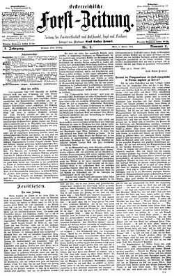 Titelblatt der ersten Ausgabe