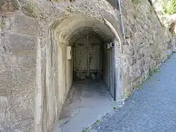 Eingang des Verbindungstunnels zum Südportal