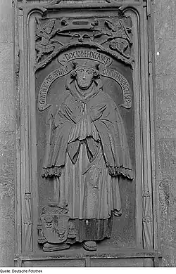 "Günther" von Bünau, Epitaph in Naumburg