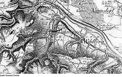 Constappel auf einer Karte aus dem 19.&nbsp;Jahrhundert