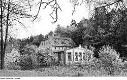 Ehemalige Wollspinnfabrik, heute, nach Wiederherstellung der Gebäude, Niederlassung von Euroimmun