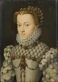 François Clouet: Elisabeth von Österreich, Königin von Frankreich, ca. 1571