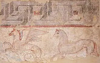 Tierfries im Atrium (Ausschnitt)