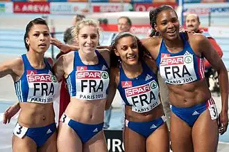 Bronzestaffel 2011 (2. v. l.)