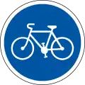 B22a: Radweg
