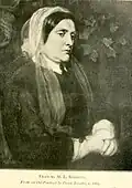 Ölgemälde der Mutter 1865