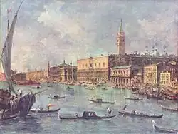 Der Dogenpalast in Venedig; National Gallery, London