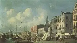 Francesco Tironi, Uferstraße in Venedig, 18. Jahrhundert