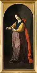 Die heilige Agathe (Francisco de Zurbarán)