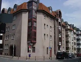 Frankfurt Bockenheim Wohnanlage Jordan- straße, ehemals Standort Gebr. Weismüller