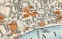 Lage des Gebäudes in der Frankfurter Altstadt