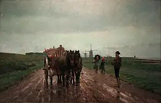 Aan de Schelde-arm, Frans van Leemputten, 1884