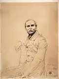 Franz Adolf von Stürler, Bildnis von Jean Auguste Dominique Ingres (um&nbsp;1849)