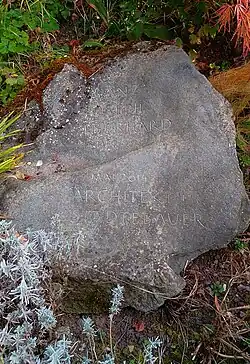 Franz Joseph Eberhard (1944–2014) Architekt, Stadtbaumeister. Grab, Friedhof Enzenbühl, Zürich