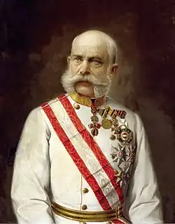Franz Joseph I. um 1910