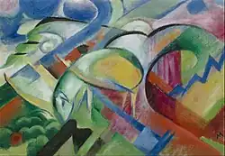 Das Schaf (1913/14) von Franz Marc
