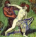 Faun und Nymphe (Franz von Stuck, ca.&nbsp;1904)