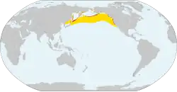 Verbreitungsgebiet des Gelbschopflunds