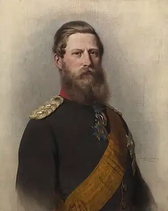 Der preußische Kronprinz Friedrich Wilhelm, 1867, Porträt von Franz Xaver Winterhalter