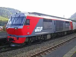 Güterzuglok in Shin-Yūbari