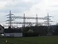 Portalmast für 220-kV-Leitungen (Raitersaich, Schwandorf, Sittling), heute teilweise 110&nbsp;kV