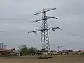 220-kV-Freileitung (Reichssammelschiene) der Elektrowerke Anfang der 1940er