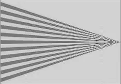 Frequenzbesen mit vertikalen Rechteckübergängen