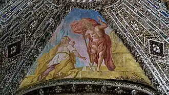 Kuppel-Fresko Magdalena mit auferstandenem Christus