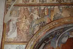 Abrahm und Isaak im Triumphbogen