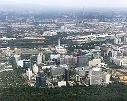 Luftbild der Bürostadt (2016)