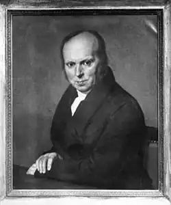 Gottlob Friedrich Haug, porträtiert von Gottlob Wilhelm Morff