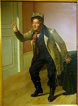 Friedrich Möller als Schuster Knierrim in Der böse Geist Lumpazivagabundus von Johann Nepomuk Nestroy, Öl auf Leinwand, Braunschweigisches Landesmuseum