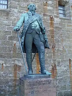 Statue von Friedrich Wilhelm&nbsp;II. auf der Burg Hohenzollern