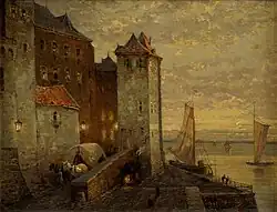 Das alte Kohlentor in Düsseldorf, Fritz Beinke (1902)