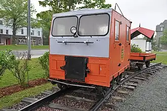 Freigelände mit Rottenkraftwagen (speeder) …