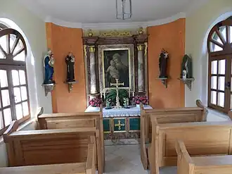 Innenraum der Dorfkapelle (2016)