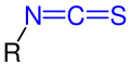 Allgemeine Struktur der Isothiocyanate