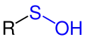 Allgemeine Struktur der Sulfensäure
