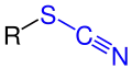 Allgemeine Struktur der Thiocyanate